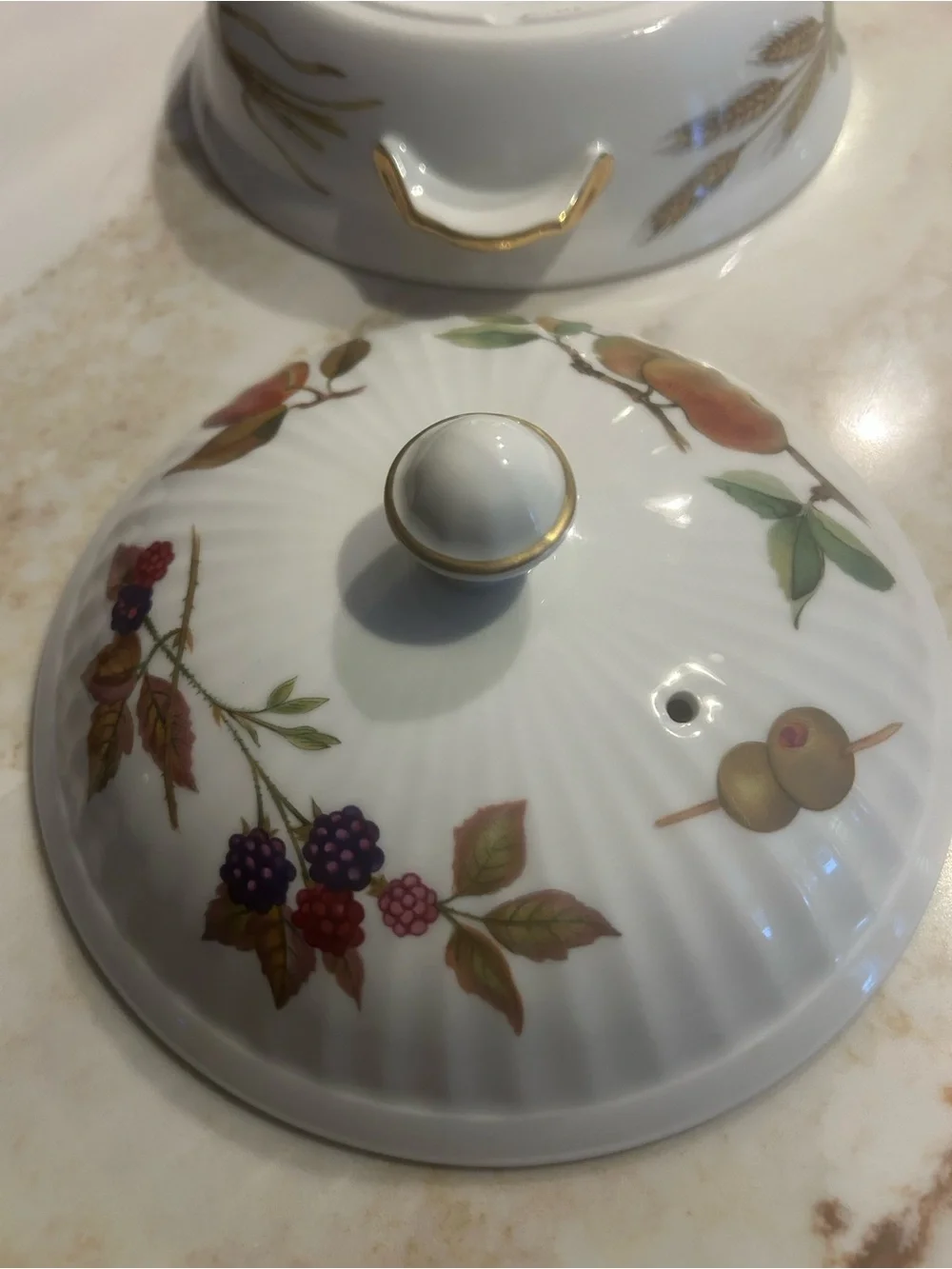 Royal Worcester Evesham serving dish